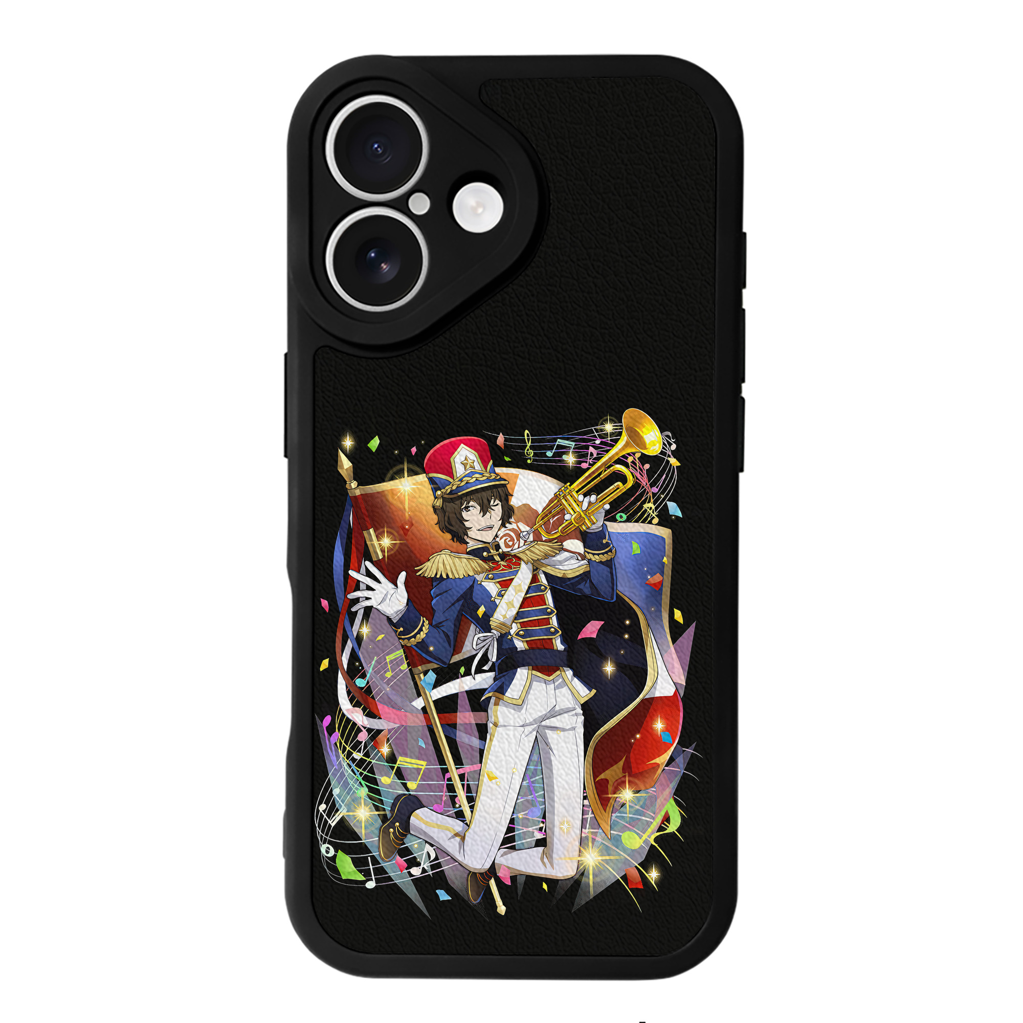 （画像用） 文豪ストレイドッグス Bungo Stray Dogs 【iPhone 16シリーズ対応】シリコンスマホケース（レザー調） 材質：シリコン